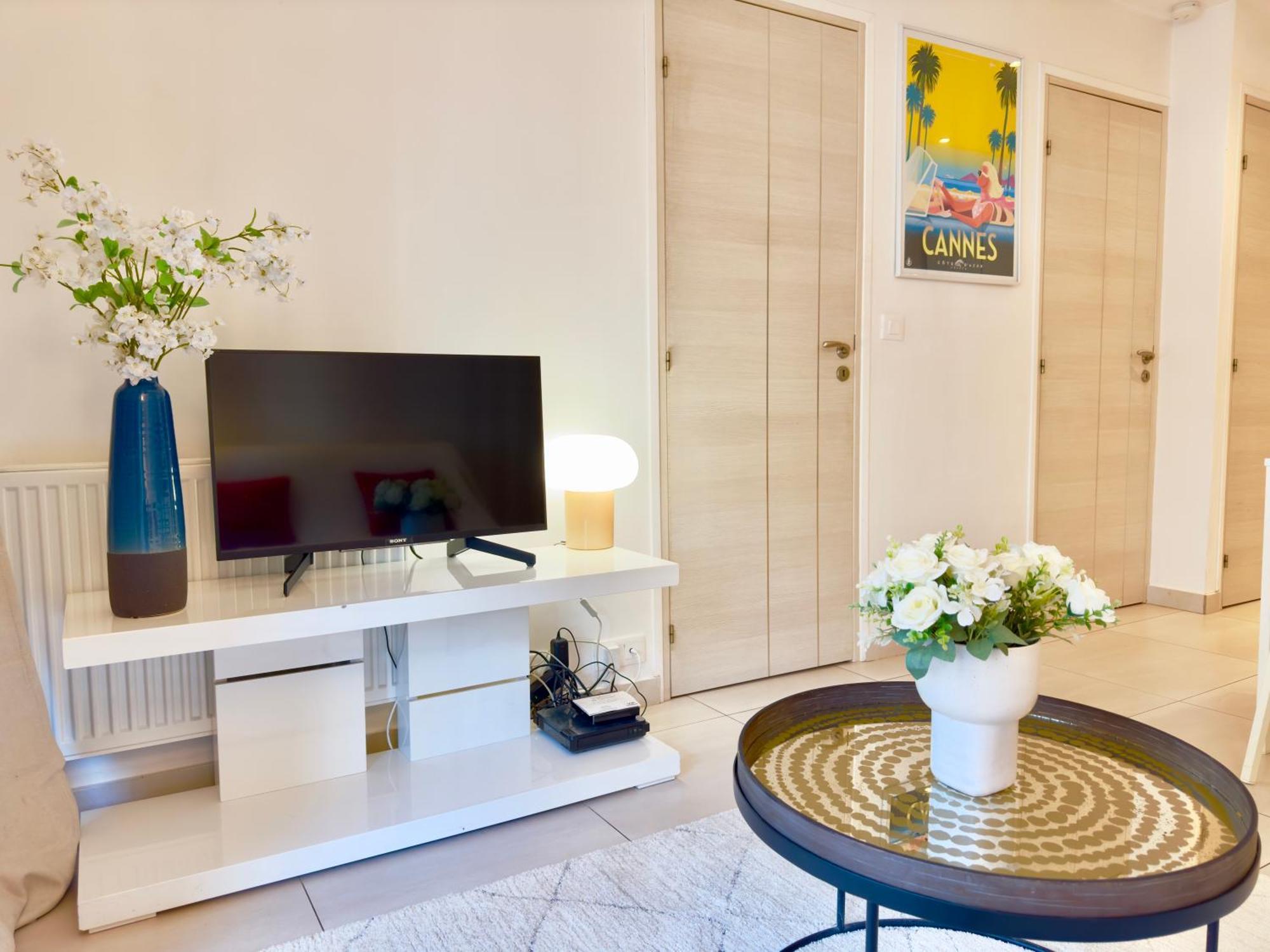 Superbe Appartement Avec Terrasse 1Mn Des Plages De La Croisette Cannes Buitenkant foto