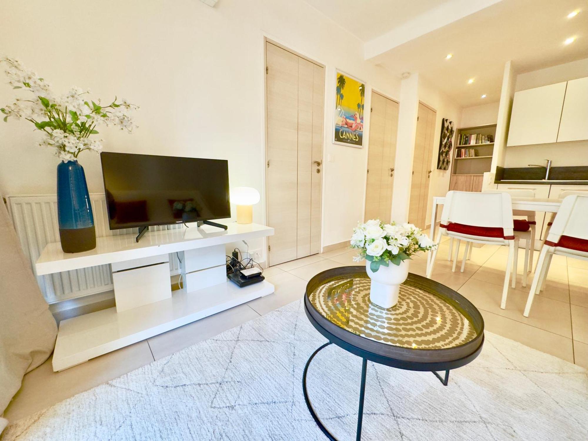 Superbe Appartement Avec Terrasse 1Mn Des Plages De La Croisette Cannes Buitenkant foto